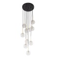 Lampa wisząca z transparentnymi szklanymi kloszami NILOS deisgnerska 5944 TK Lighting