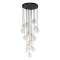 Lampa wisząca NILOS Czarny złoty G9 małe szklane kuleczki 5945 TK Lighting