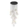 Lampa wisząca NILOS Czarny złoty G9 małe szklane kuleczki 5945 TK Lighting