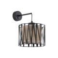 Kinkiet z podwójnym kloszem HARMONY Czarny 1xE27 5950 TK Lighting