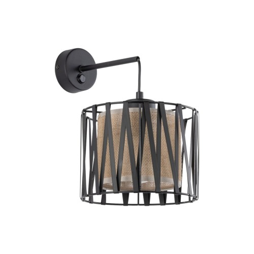 Kinkiet z podwójnym kloszem HARMONY Czarny 1xE27 5950 TK Lighting