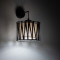 Kinkiet z podwójnym kloszem HARMONY Czarny 1xE27 5950 TK Lighting