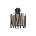 Kinkiet z podwójnym kloszem HARMONY Czarny 1xE27 5950 TK Lighting