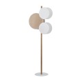 Rustykalna nowoczesna lampa podłogowa 125cm z abażurami 5960 TK Lighting