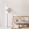 Rustykalna nowoczesna lampa podłogowa 125cm z abażurami 5960 TK Lighting