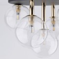 Lampa sufitowa plafon szklane klosze złote elementy NILOS na G9 758 TK Lighting