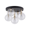 Lampa sufitowa plafon szklane klosze złote elementy NILOS na G9 758 TK Lighting