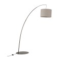 Lampa podłogowa MOBY BROWN lniany wiszący klosz, gwint E27 6097 TK Lighting