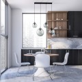 Lampa wisząca szklane klosze grafitowe kule ESME Czarny E27 5381 TK Lighting