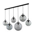 Lampa wisząca ESME szklane klosze Czarny E27 MAX 15W LED 5383 TK Lighting
