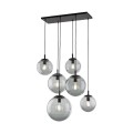 Lampa wisząca nowoczesna szkło grafitowe klosze kule ESME E27 5384 TK Lighting