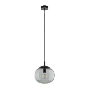 Lampa wisząca szklany klosz VIBE Czarny E27 MAX 15W LED 5827 TK Lighting