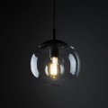 Lampa wisząca szklany klosz VIBE Czarny E27 MAX 15W LED 5827 TK Lighting