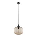 Lampa wisząca szklany klosz VIBE Czarny E27 MAX 15W LED 4676 TK Lighting