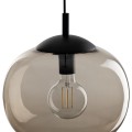 Lampa wisząca szklany klosz VIBE Czarny E27 MAX 15W LED 4676 TK Lighting