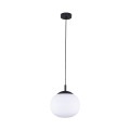Lampa wisząca kula mleczny kosz VIBE Czarny E27 MAX 15W LED 4759 TK Lighting