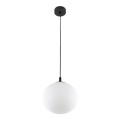 Lampa wisząca kula mleczny kosz VIBE Czarny E27 MAX 15W LED 4759 TK Lighting