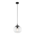 Lampa wisząca szklany klosz VIBE Czarny E27 MAX 15W LED 4816 TK Lighting