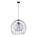 Lampa wisząca UNIVERSO gwint E27 moc 15W styl nowoczesny szklany klosz | czarny 2552 TK lighting