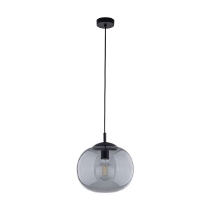 Lampa wisząca VIBE szklany dymiony klosz co salonu E2715W 4837 TK Lighting