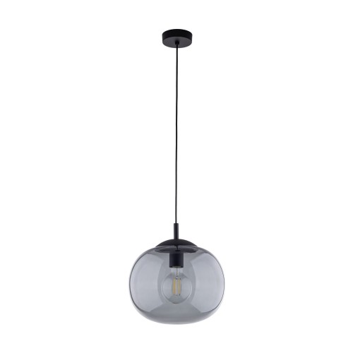 Lampa wisząca VIBE szklany dymiony klosz co salonu E2715W 4837 TK Lighting