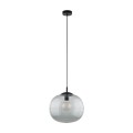Lampa wisząca ze szklanym, grafitowym kloszem VIBE 1xE27 4972 TK Lighting