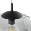 Lampa wisząca ze szklanym, grafitowym kloszem VIBE 1xE27 4972 TK Lighting