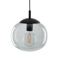 Lampa wisząca ze szklanym, grafitowym kloszem VIBE 1xE27 4972 TK Lighting