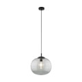 Lampa wisząca ze szklanym, grafitowym kloszem VIBE 1xE27 4972 TK Lighting