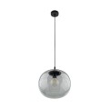 Lampa wisząca ze szklanym, grafitowym kloszem VIBE 1xE27 4972 TK Lighting