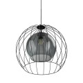 Lampa wisząca UNIVERSO gwint E27 moc 15W styl nowoczesny szklany klosz | czarny 2552 TK lighting