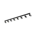 Lampa sufitowa reflektorki na listwie czarne na GU10 TOP BLACK 6179 TK Lighting