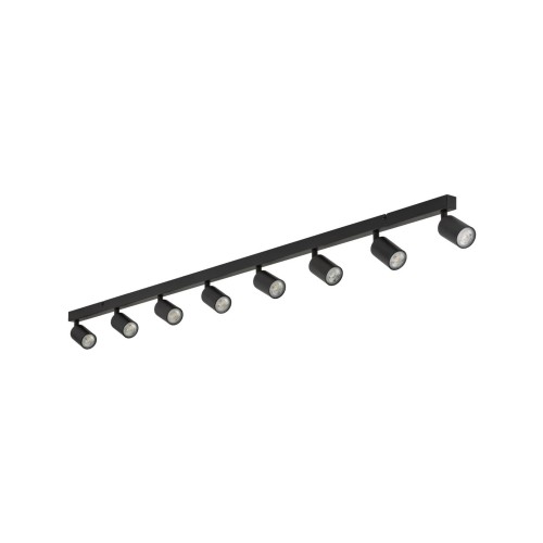 Lampa sufitowa reflektorki na listwie czarne na GU10 TOP BLACK 6179 TK Lighting
