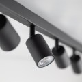 Lampa sufitowa reflektorki na listwie czarne na GU10 TOP BLACK 6179 TK Lighting