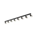 Lampa sufitowa reflektorki na listwie czarne na GU10 TOP BLACK 6179 TK Lighting