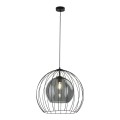 Lampa wisząca UNIVERSO gwint E27 moc 15W styl nowoczesny szklany klosz | czarny 2552 TK lighting