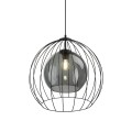 Lampa wisząca UNIVERSO gwint E27 moc 15W styl nowoczesny szklany klosz | czarny 2552 TK lighting