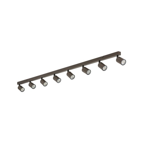 Lampa sufitowa brązowa reflektorki na listwie 8xGU10 6184 TK Lighting