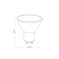 ŻARÓWKA GU10 BLACK 5W COOL WHITE 4000 K 5589 TK Lighting