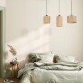 Lampa wisząca na listwie z juty 3xE27 boho JUTA 4954 TK Lighting