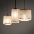 Lampa wisząca na listwie z juty 3xE27 boho JUTA 4954 TK Lighting
