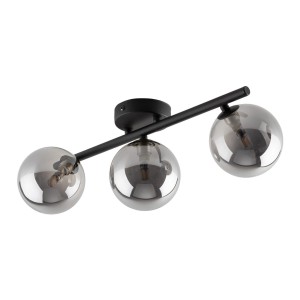 Lampa sufitowa do salonu grafitowe szklane klosze G9 ESTERA 6855 TK Lighting