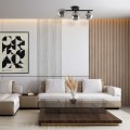 Lampa sufitowa do salonu grafitowe szklane klosze G9 ESTERA 6855 TK Lighting
