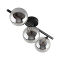 Lampa sufitowa do salonu grafitowe szklane klosze G9 ESTERA 6855 TK Lighting