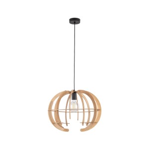 Lampa wisząca z nowoczesnym kloszem kolor dębu E27 VENUS WOOD 6886 TK Lighting