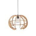 Lampa wisząca z nowoczesnym kloszem kolor dębu E27 VENUS WOOD 6886 TK Lighting