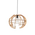 Lampa wisząca z nowoczesnym kloszem kolor dębu E27 VENUS WOOD 6886 TK Lighting