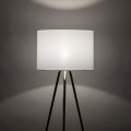 Lampa podłogowa UMBERTO gwint E27 moc 15W styl nowoczesny klosz tkanina | złoty 6637 TK lighting