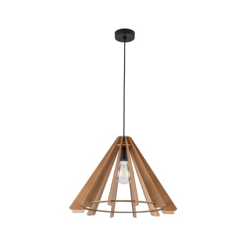 Lampa wisząca klosz w formie stożka klatki na E27 ERIS 6586 TK Lighting