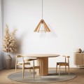 Lampa wisząca klosz w formie stożka klatki na E27 ERIS 6586 TK Lighting